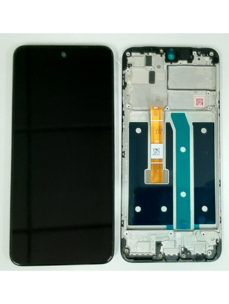 Pantalla lcd para LG K52 wmas tactil negro mas marco negro calidad premium LMK520HM LM-K520HM