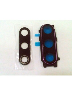 cubierta camara morada para XiaoMi Mi 9 SE mas lente camara calidad premium