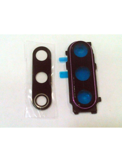 cubierta camara morada para XiaoMi Mi 9 SE mas lente camara calidad premium