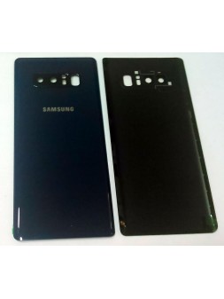 Tapa trasera o tapa bateria azul oscuro para SAMSUNG GALAXY NOTE 8 N950F mas lente camara calidad premium