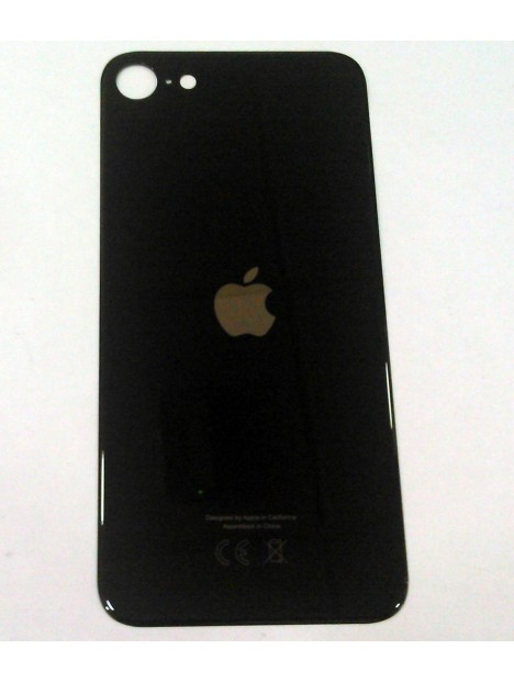 Tapa trasera o tapa bateria negra facil instalacion para iPhone SE 2020 A2275 A2296 A2298 calidad premium