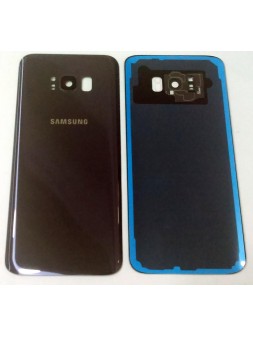 Tapa trasera o tapaba bateria gris para SAMSUNG GALAXY S8 Plus G955F mas lente camara calidad premium
