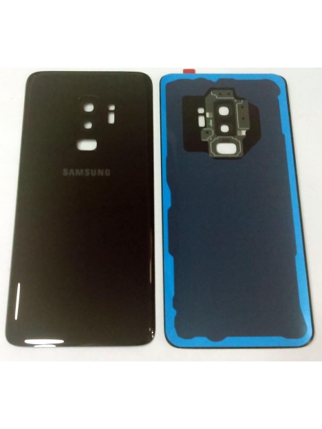 tapa trasera o tapa bateria negra para SAMSUNG GALAXY S9 PLUS G965F mas lente camara calidad premium