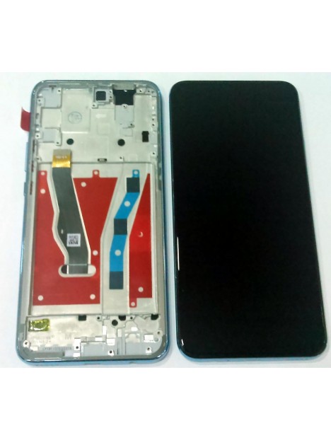 Pantalla LCD para Huawei P smart Z Huawei y9 prime 2019 mas tactil negro mas marco azul claro calidad premium