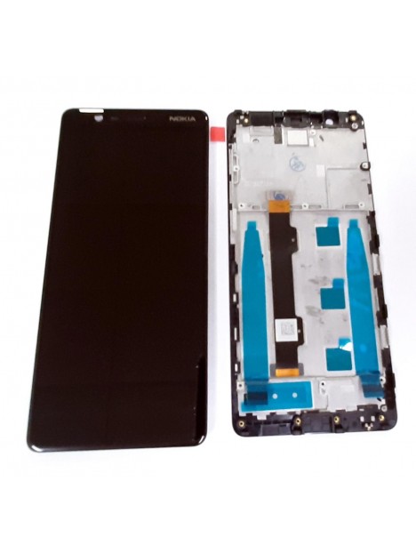 Pantalla lcd para Nokia 5.1 mas tactil negro mas marco negro calidad premium Nokia TA-1061 TA-1075 TA-1076 TA-1081