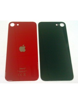 Tapa trasera o tapa bateria roja facil instalacion para  iPhone SE 2020 A2275 A2296 A2298 calidad premium