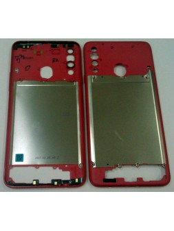 Carcasa o marco frontal rojo para Samsung Galaxy A20S A207 calidad premium