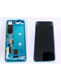 Pantalla lcd para Xiaomi Mi 10 5G / Xiaomi Mi 10 Pro 5G mas tactil negro mas marco verde calidad premium