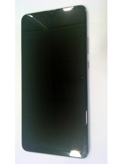 Pantalla LCD para Huawei Mate 20 X mas tactil negro mas marco plata compatible