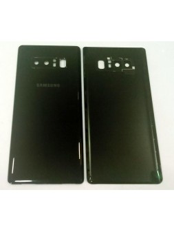 tapa trasera o tapa bateria negra para SAMSUNG GALAXY NOTE 8 N950F mas lente camara calidad premium