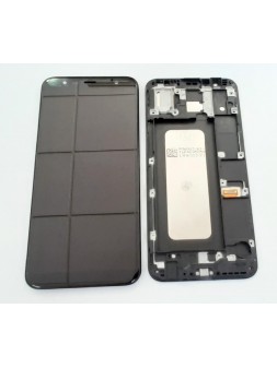Pantalla lcd para Samsung Galaxy J6 Plus 2018 SM-J610F J4 PLUS SM-J415F mas tactil negro mas marco negro compatible