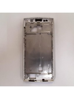 Carcasa central o marco plata para Doogee BL9000 calidad premium