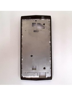 Carcasa central o marco plata para Doogee BL9000 calidad premium