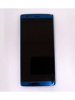 Pantalla lcd para Doogee Mix 2 mas tactil azul mas marco azul calidad premium