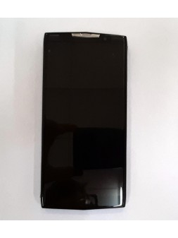 Pantalla lcd para Doogee N100 mas tactil negro mas marco plata calidad premium