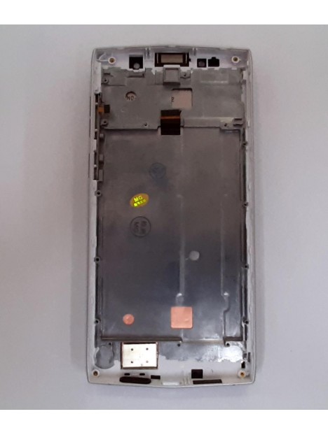 Pantalla lcd para Doogee BL9000 mas tactil negro mas marco plata calidad premium