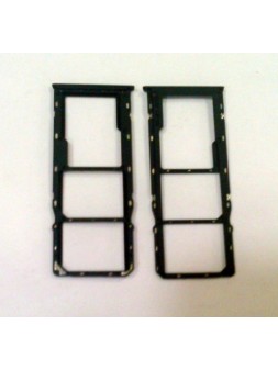 Soporte o bandeja SIM negra para Realme 5 calidad premium