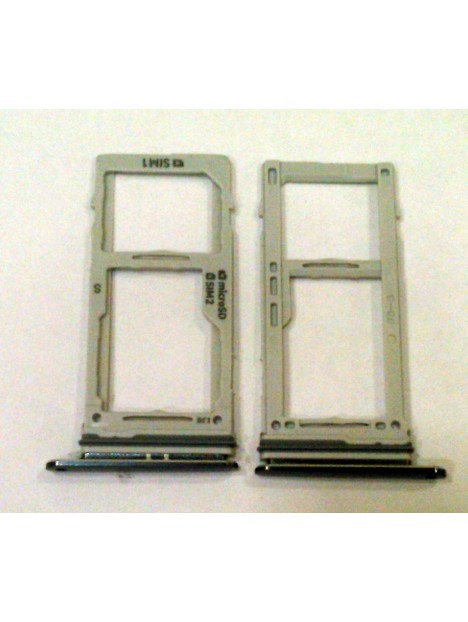 Soporte o bandeja SIM gris para Samsung galaxy s9 g960f s9 plus g965f calidad premium