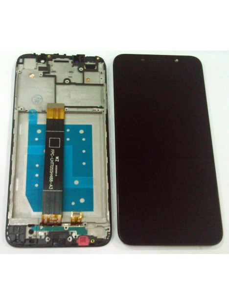 Pantalla lcd mas tactil negro mas marco negro para MOTO E6 Play Calidad Premium