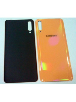 Tapa trasera o tapa bateria naranja para Samsung Galaxy A70 A705 Calidad Premium
