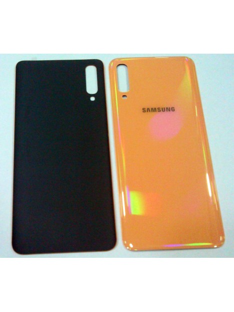 Tapa trasera o tapa bateria naranja para Samsung Galaxy A70 A705 Calidad Premium