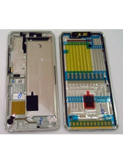 Carcasa o marco frontal blanco para Xiaomi Mi CC9 Pro  Xiaomi Mi Note 10 Calidad Premium