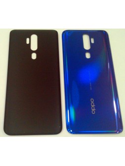 Tapa trasera o tapa bateria azul para Oppo A9 2020 CPH1941 Calidad Premium
