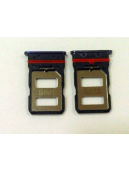 Soporte o Bandeja SIM purpura para Xiaomi Pocophone F2 Pro  Redmi K30 Pro Calidad Premium Dual Sim