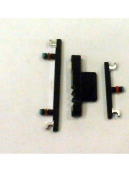 Set 3 botones negros para Oneplus 8 Calidad Premium