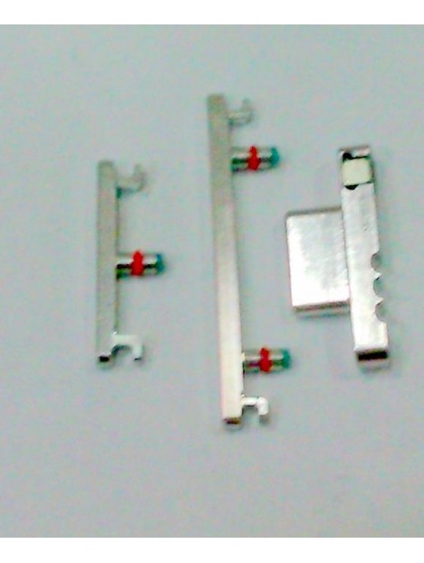 Set 3 botones blancos para Oneplus 8 Calidad Premium