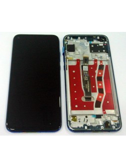 Pantalla lcd para Huawei P40 Lite mas tactil negro mas marco azul calidad premium