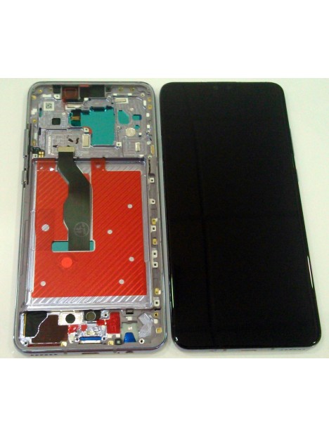 Pantalla LCD para Huawei Mate 30 TAS-AL00 TAS-L09 TAS-L29 mas tactil negro + marco plata compatible