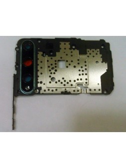 Cubierta camara azul para Huawei P Smart S calidad premium