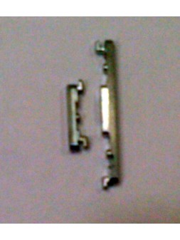 Set 2 botones blancos para Huawei P40 Pro calidad premium