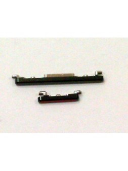 Set 2 botones negros para Huawei P40 Pro calidad premium