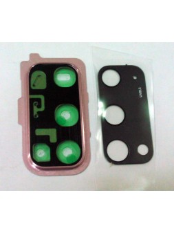 Cubierta camara rosa para Samsung Galaxy S20 G980 Calidad Premium
