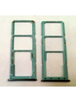 Soporte o bandeja dual sim azul para Samsung Galaxy A71 A715F A715 calidad premium