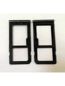 Soporte o bandeja sim negra para Nokia 6 TA-1000 calidad premium TA-1003 TA-1025 TA-1039
