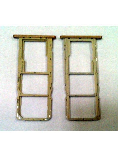 Soporte o bandeja sim dorada para Nokia 2.3 calidad premium