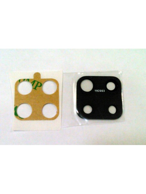 Cristal camara negro para Xiaomi Redmi Note 9S calidad premium