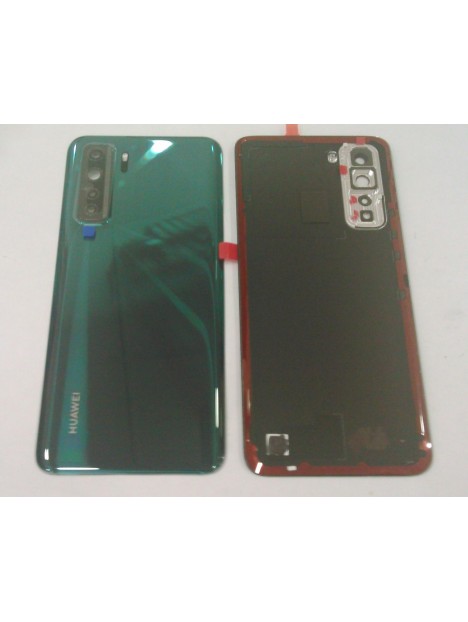 Tapa trasera o tapa bateria verde para Huawei P40 Lite 5G mas cubierta camara verde