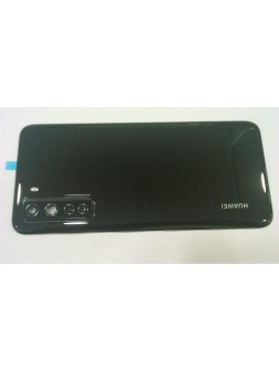 Tapa trasera o tapa bateria negra para Huawei P40 Lite 5G mas cubierta camara negra
