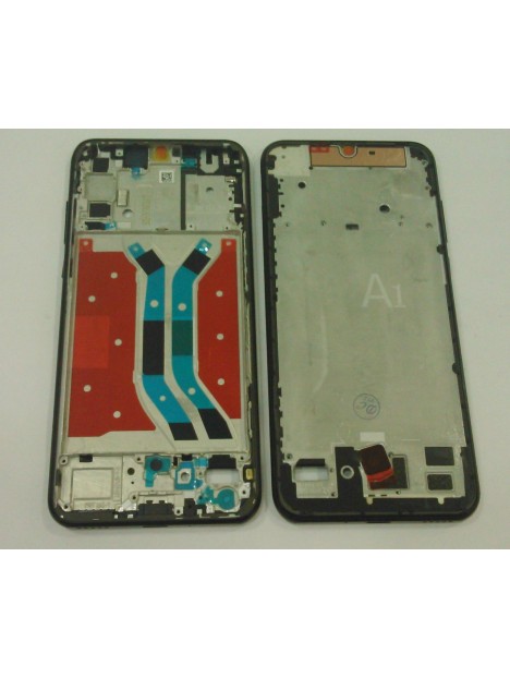 Carcasa central o marco negro para Huawei P Smart S calidad premium