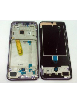 Carcasa central o marco purpura para Xiaomi Redmi 10X calidad premium