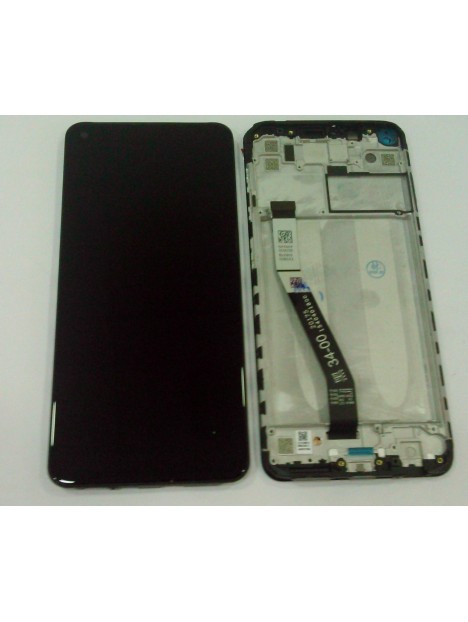 Pantalla lcd para Xiaomi Redmi 10X Redmi Note 9 mas tactil negro mas marco negro calidad premium