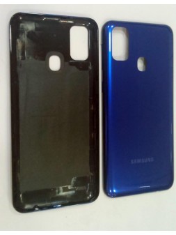 Tapa trasera o tapa bateria azul oscura para Samsung Galaxy M21 M215
