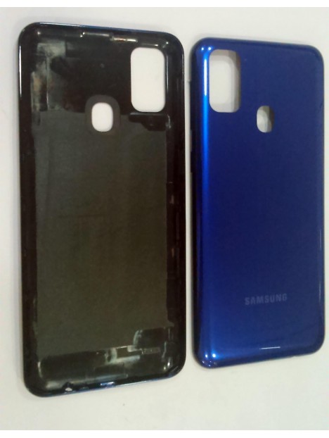 Tapa trasera o tapa bateria azul oscura para Samsung Galaxy M21 M215