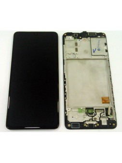 Pantalla lcd para Samsung Galaxy A41 A415F GH82-22860A mas táctil negro + marco negro Premium Service Pack