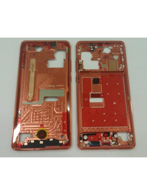 Carcasa central o marco rojo para Huawei P30 Pro VOG-AL00 VOG-AL10 VOG-L09 VOG-L29 VOG-TL00 calidad premium