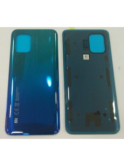 Tapa trasera o tapa bateria azul para Xiaomi Mi 10 Lite